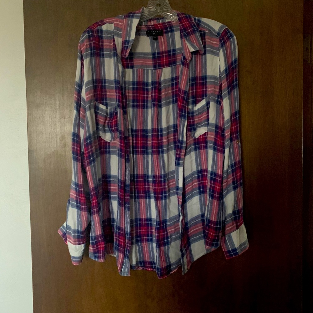 Plaid button up